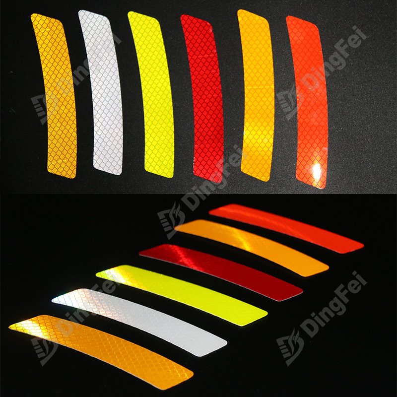 Custom Logo Reflector Bicycle Cycle Bike Motorcycle Tyre Car Door Reflective Sticker - 
